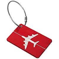lafyHo Nueva Aluminio Etiquetas de Equipaje Maleta Etiqueta Nombre Dirección Bolsa de Equipaje ID Tag Viajes